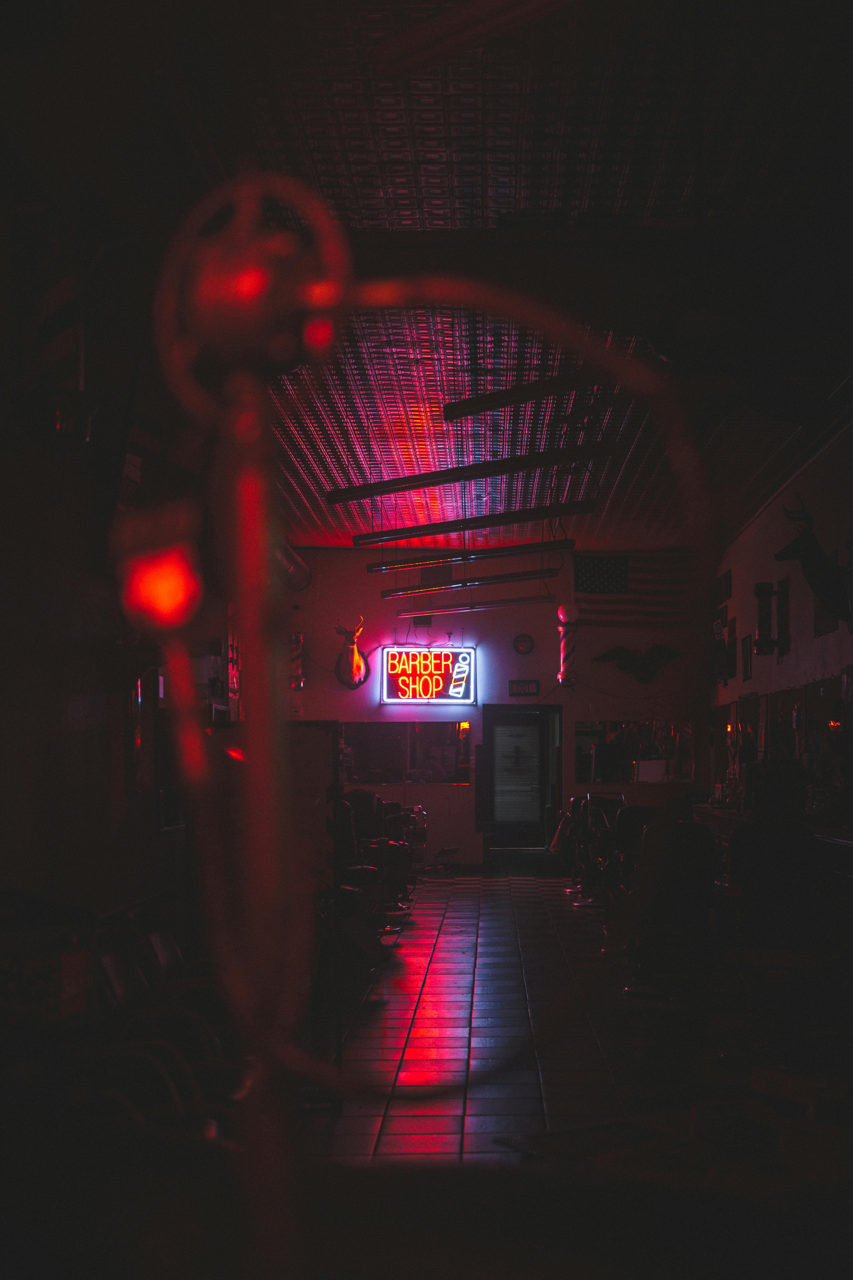 Interior premium de barber shop